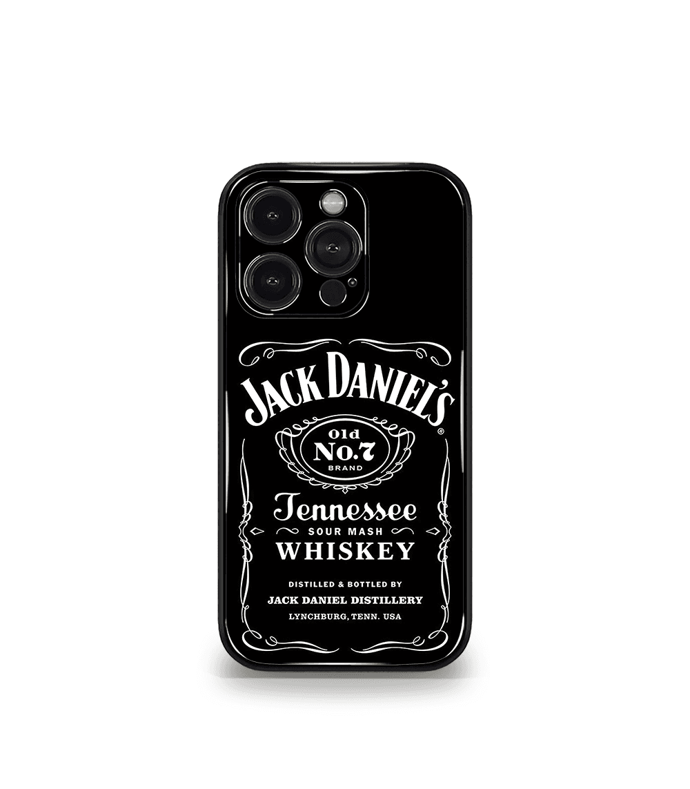 jack daniels whiskey bottle premium phone case