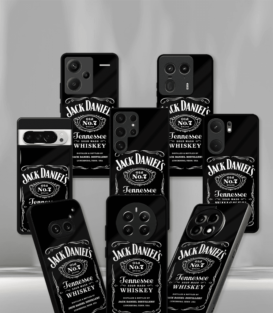 jack daniels whiskey bottle premium phone case