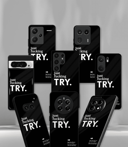 Just Fuckin' Try Premium Phone Case
