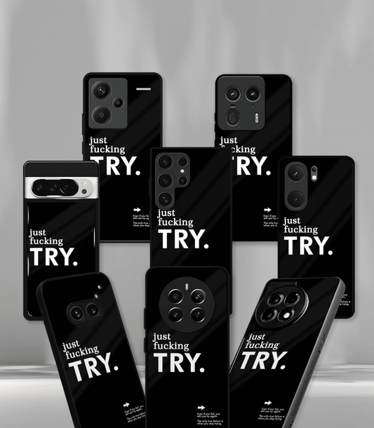 Just Fuckin' Try Premium Phone Case