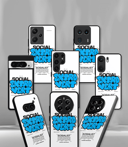 Social Extrovert White Premium Phone Case