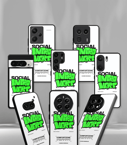 Social Introvert White Premium Phone Case