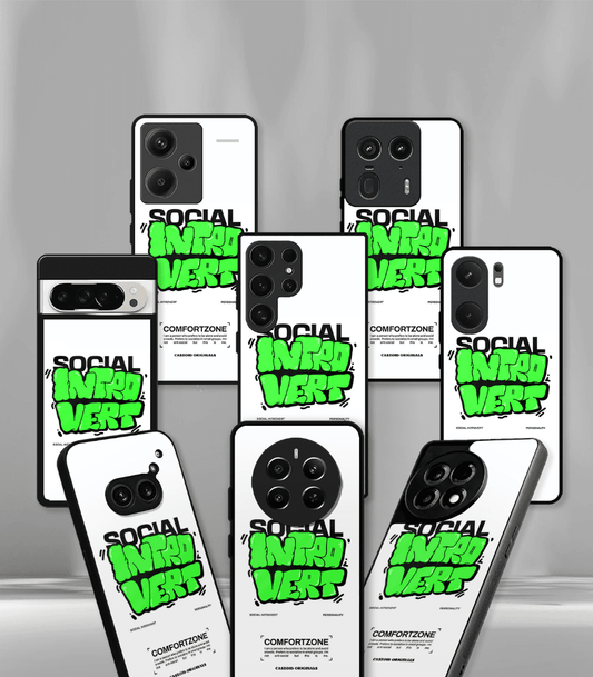 Social Introvert White Premium Phone Case