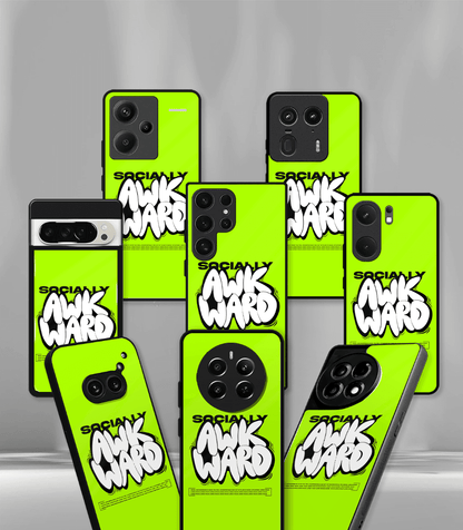 Socially Awkward Green Premium Phone Case