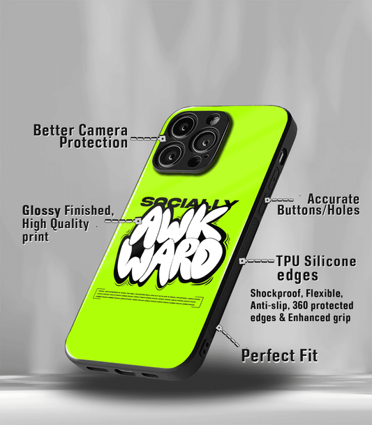 Socially Awkward Green Premium Phone Case