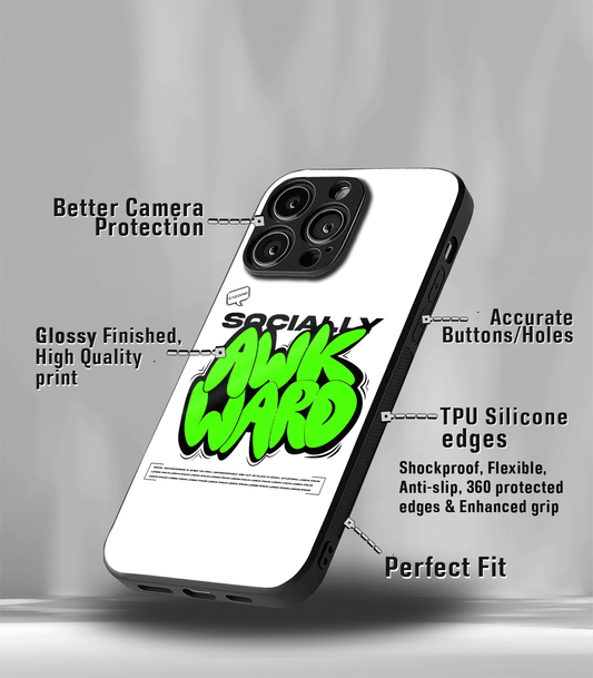 Socially Awkward White Premium Phone Case