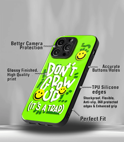 Don't Grow Up It's a Trap Green Premium Phone Case