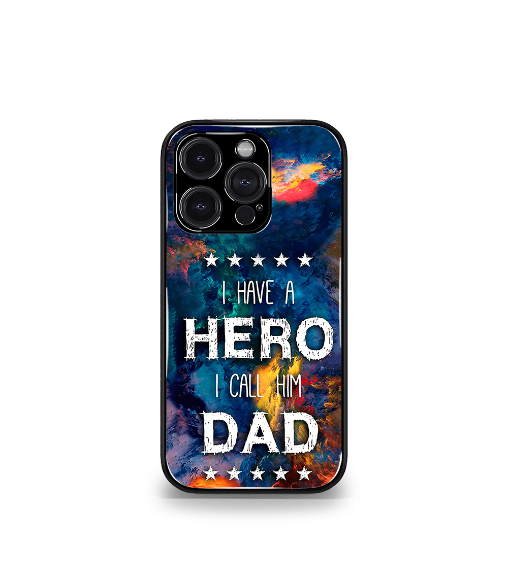 dad hero premium phone case