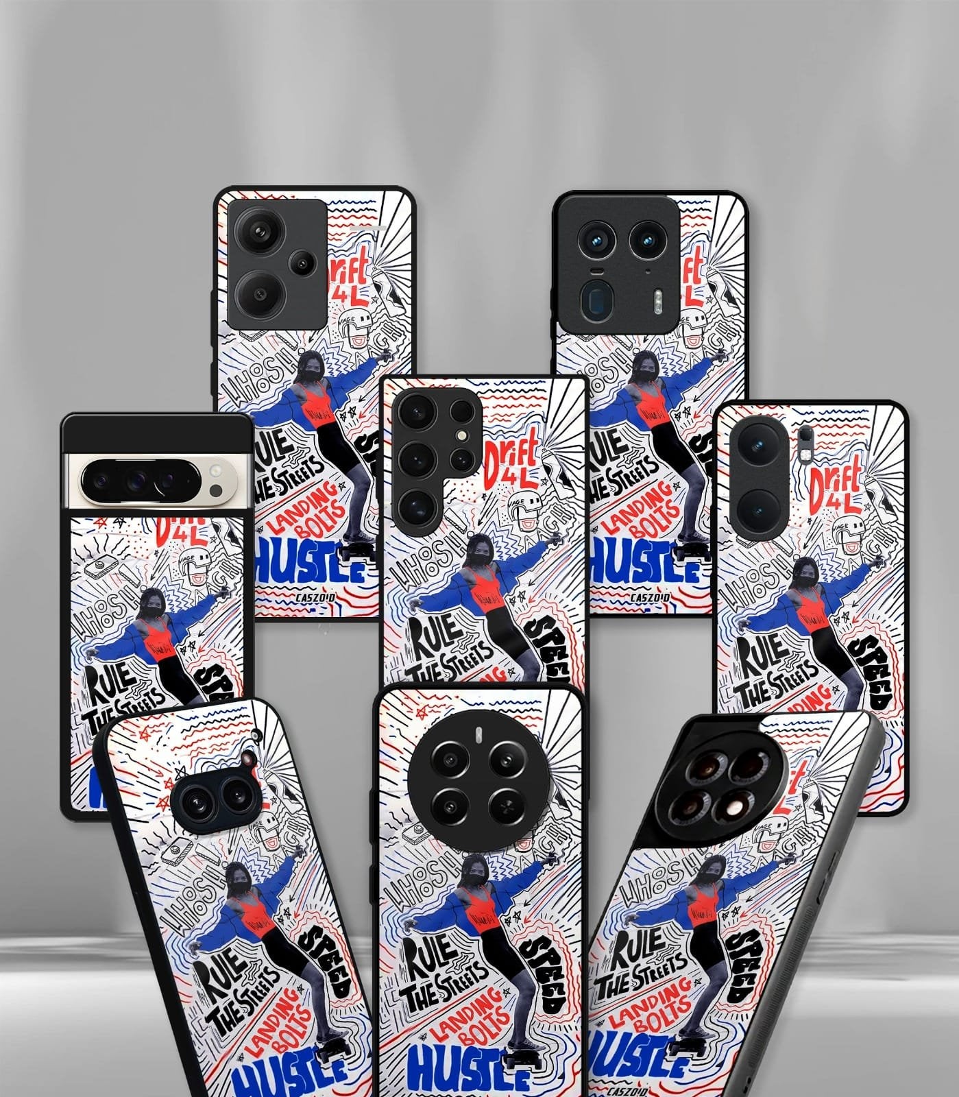 'for her' premium glossy floral/ aesthetic phone case compatible for every phone models.