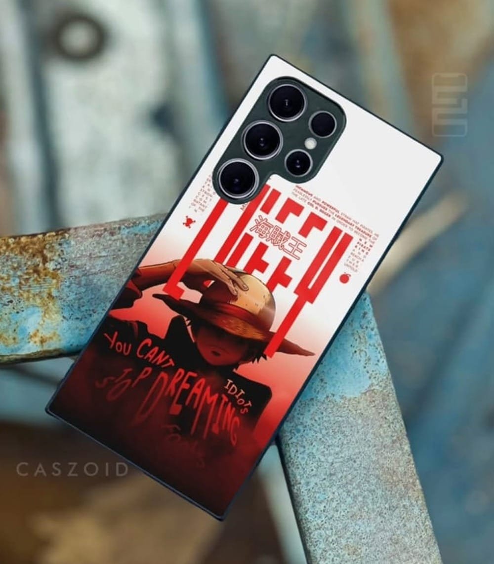 luffy anime premium glossy phone case