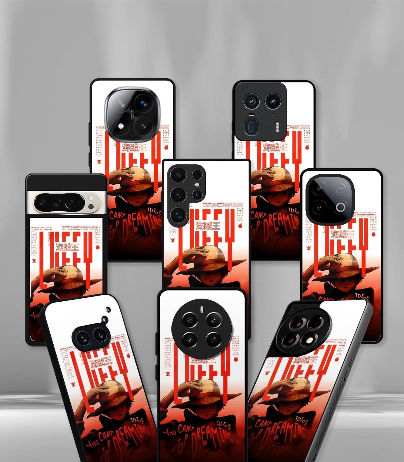 luffy anime premium glossy phone case