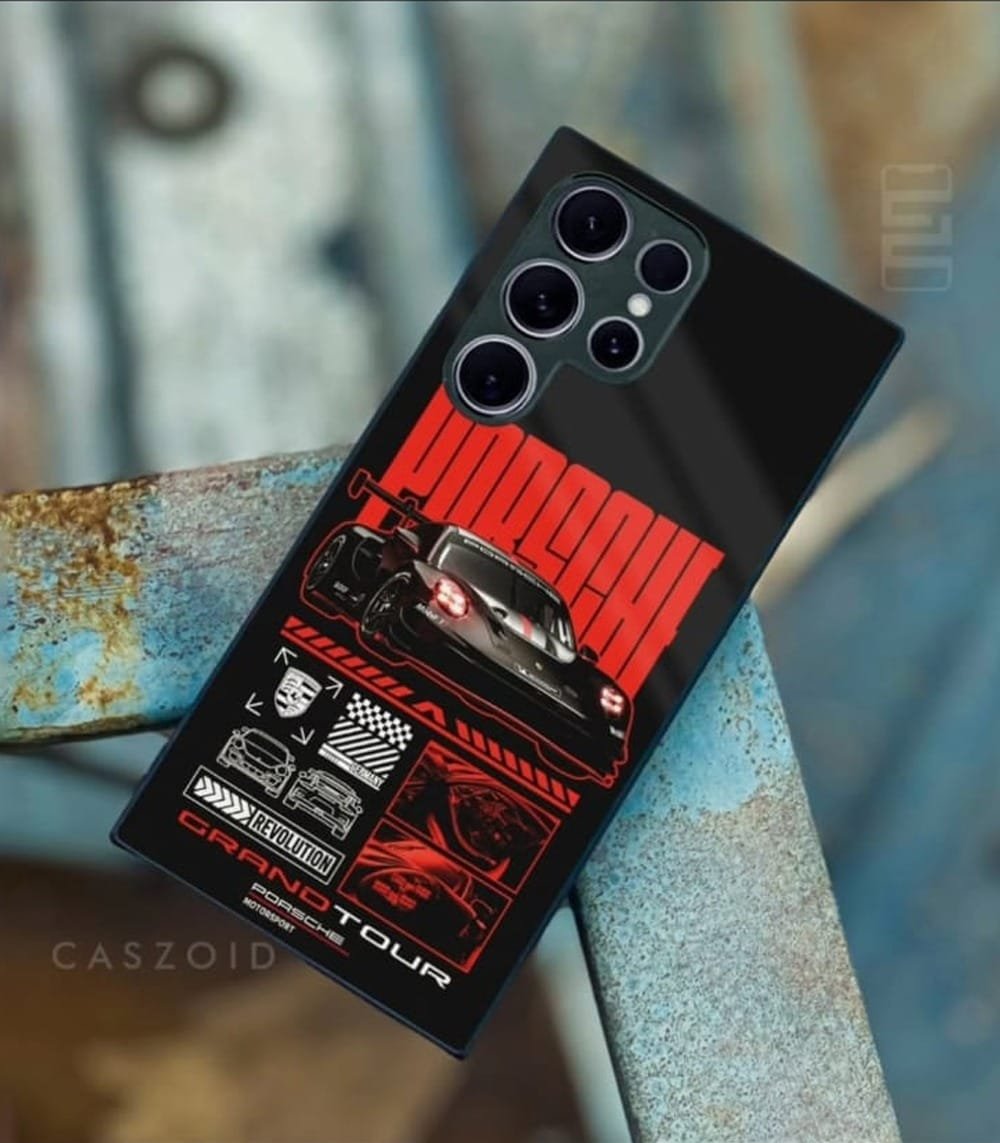 the premium porsche premium glossy phone case