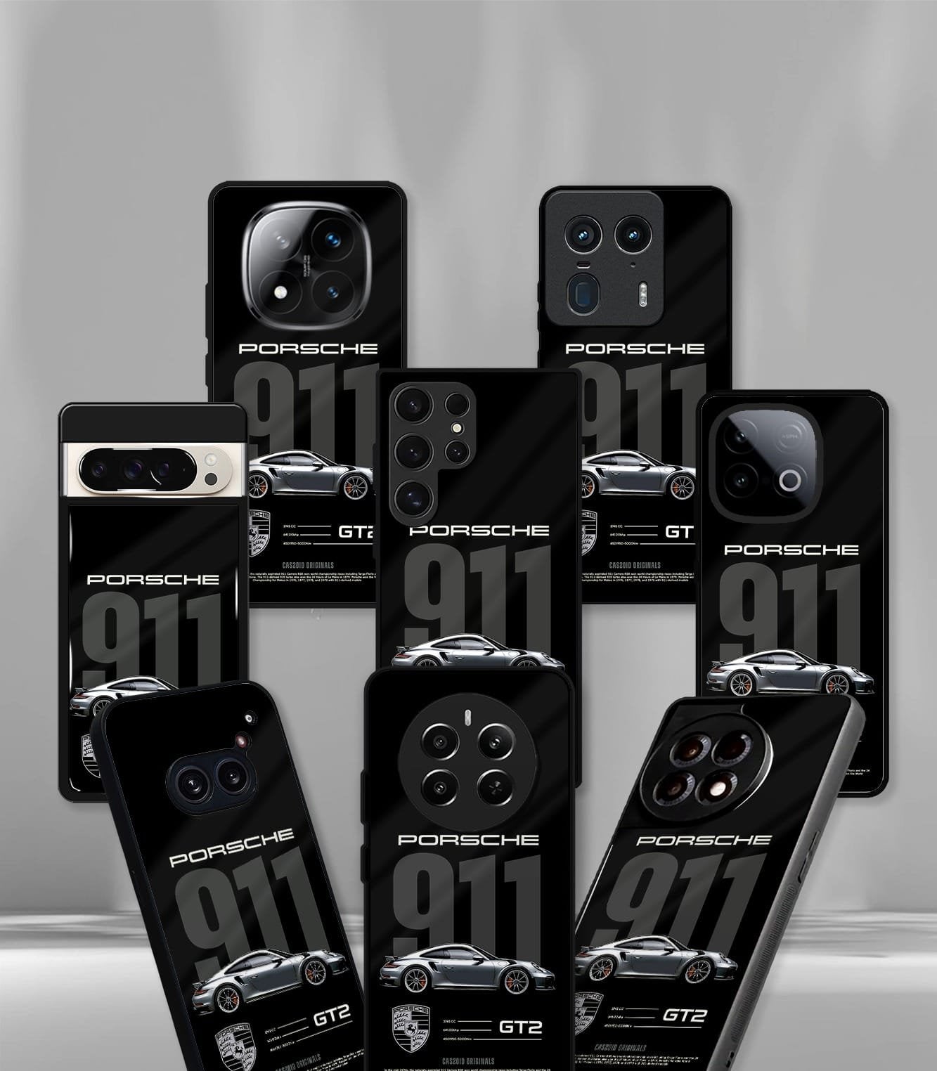 911 midnight edition premium glossy phone case