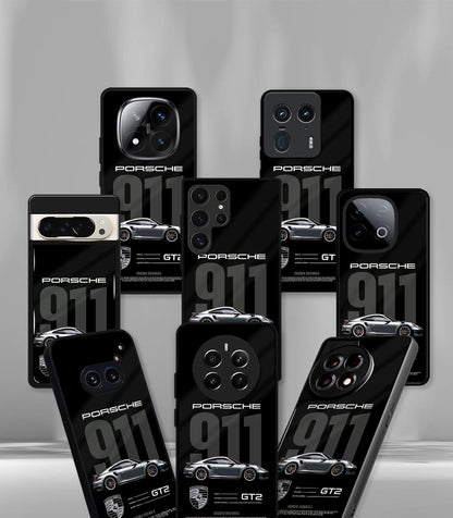 911 Midnight edition Premium Glossy Phone Case