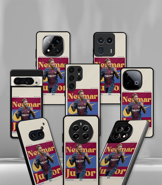 Neymar Jr Vintage FCB edition Premium Glossy Phone Case