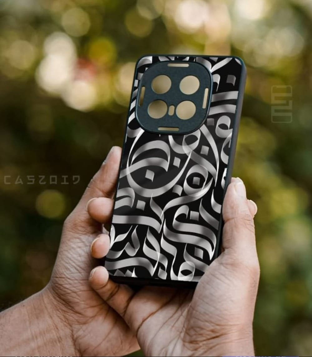 arabic calligraphy premium glossy phone case