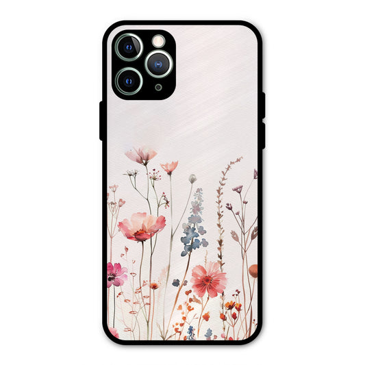 PINK PASTEL FLORAL NAME PRINT AESTHETIC PREMIUM GLOSSY PHONECASE FOR IPHONE 11 Pro Max