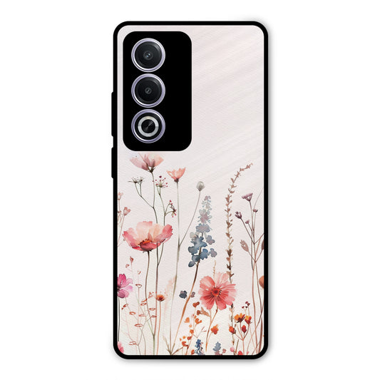 PINK PASTEL FLORAL NAME PRINT AESTHETIC PREMIUM GLOSSY PHONECASE FOR OPPO A3 PRO