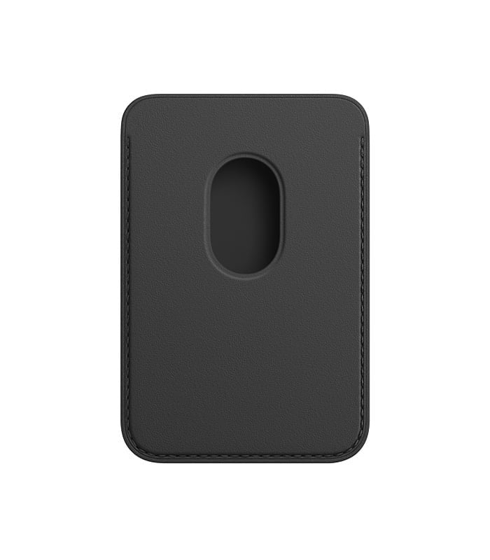 iphone leather wallet black