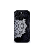 Black Mandala art Premium Phone Case