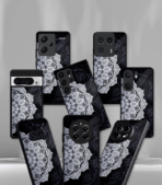 Black Mandala art Premium Phone Case - Image 2