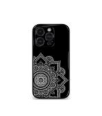 Black Mandala art Premium Phone Case