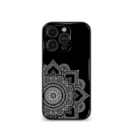 Black Mandala art Premium Phone Case