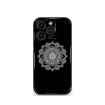 Black Mandala art Premium Phone Case