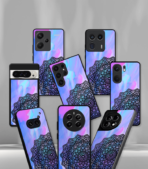 Blue Mandala art Premium Phone Case - Image 2