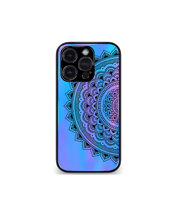 Blue Mandala art Premium Phone Case