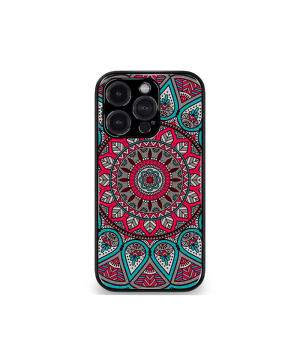 Red Mandala art Premium Phone Case