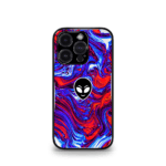 Alien Face Psych Trippy Premium Glossy Case