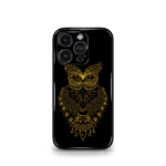 Brown Owl Trance Black Premium Phone Case