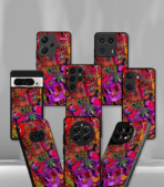 Weed Pink Psych Collage Premium Phone Case - Image 2