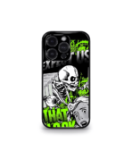 Expect us that look Skull Psych green Premium Phone Case