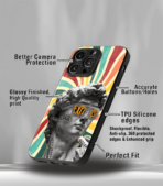 Explicit Statue Trippy Premium Phone Case - Image 3