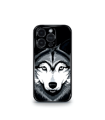 Grey Wolf Black Premium Phone Case
