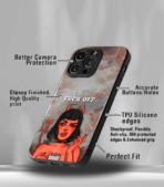 Fuck Off Lady Devil Premium Phone Case - Image 3