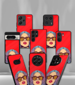 Fuck you Girl Red Premium Phone Case - Image 2
