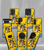 FVCK Yellow Statue Premium Phone Case - Image 2