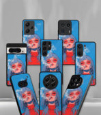 Smokie Girl Blue Premium Phone Case - Image 2