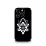 Illuminati eye logo Black Premium Phone Case