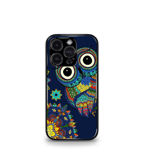 Illuminati owl Blue patternic Premium Phone Case