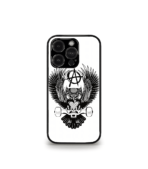 White illuminati Owl Black Premium Phone Case