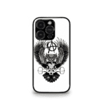 White illuminati Owl Black Premium Phone Case