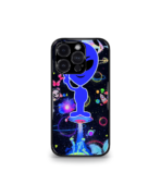 Alien on Space Blue Trippy Premium Phone Case