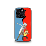 Rick n Morty in Red Grey Premium Phone Case