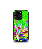 Rick n Morty colorful Yellow Premium Phone Case