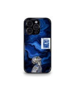 Psychic Robot Blue abstract Premium Phone Case