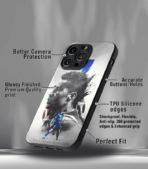 Cristiano Ronaldo GOAT CR7 edition Premium Glossy Phone Case. - Image 3